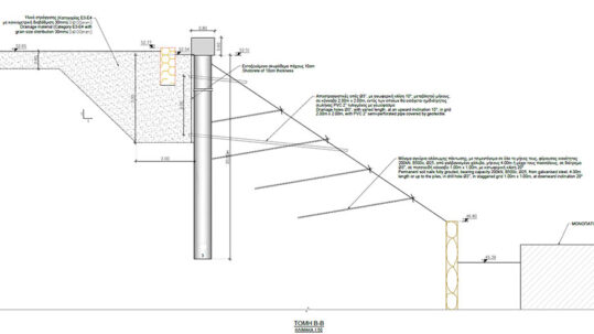 Slope Stability Crete Residences